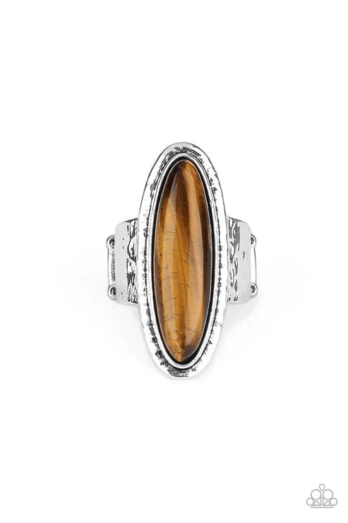 Paparazzi ♥ Stone Mystic - Brown ♥ Ring