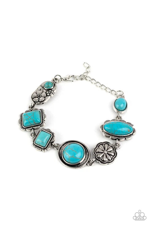 Paparazzi ♥ Gorgeously Groundskeeper - Blue ♥ Bracelet