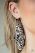 Paparazzi ♥ Star Spangled Shine - Silver ♥ Earrings
