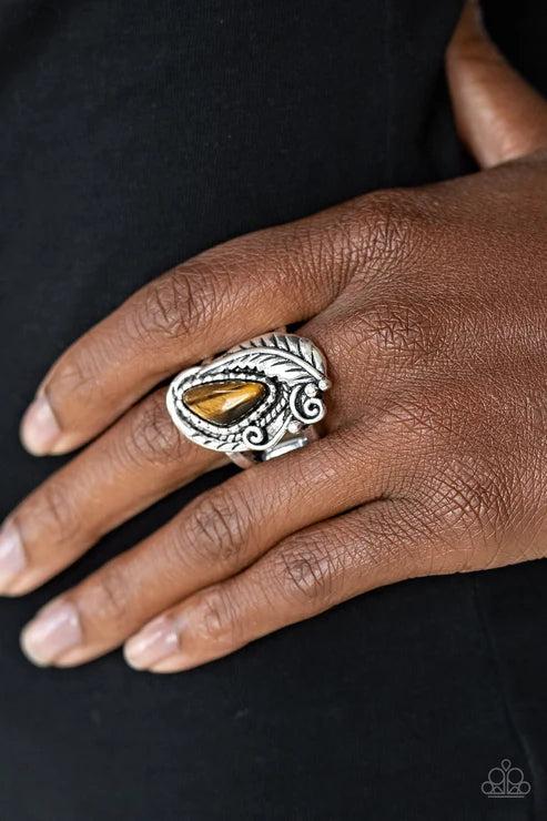 Paparazzi ♥ Palm Princess - Brown ♥ Ring