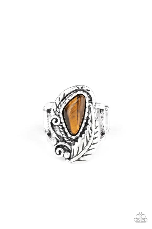 Paparazzi ♥ Palm Princess - Brown ♥ Ring