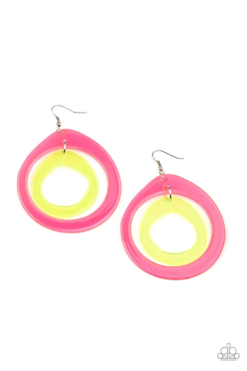 Paparazzi ♥ Show Your True NEONS - Multi ♥ Earrings