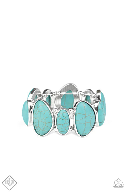 Paparazzi ♥ Feel At HOMESTEAD - Blue ♥ Bracelet