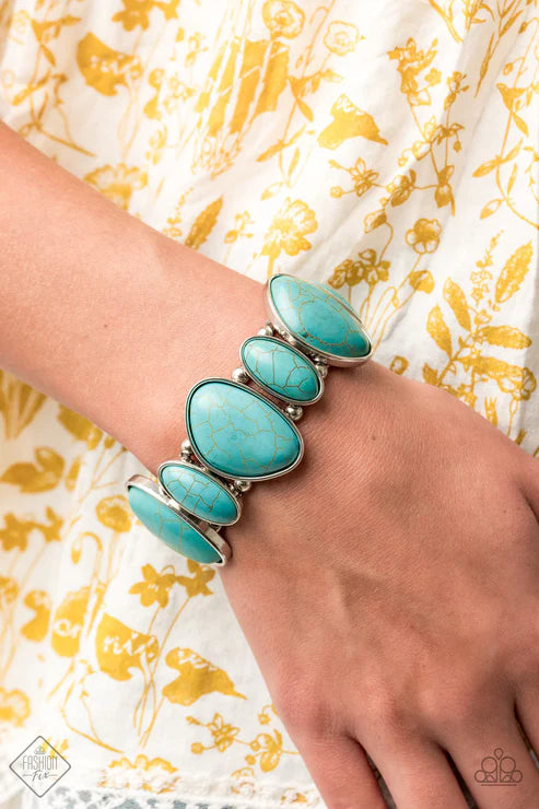 Paparazzi ♥ Feel At HOMESTEAD - Blue ♥ Bracelet