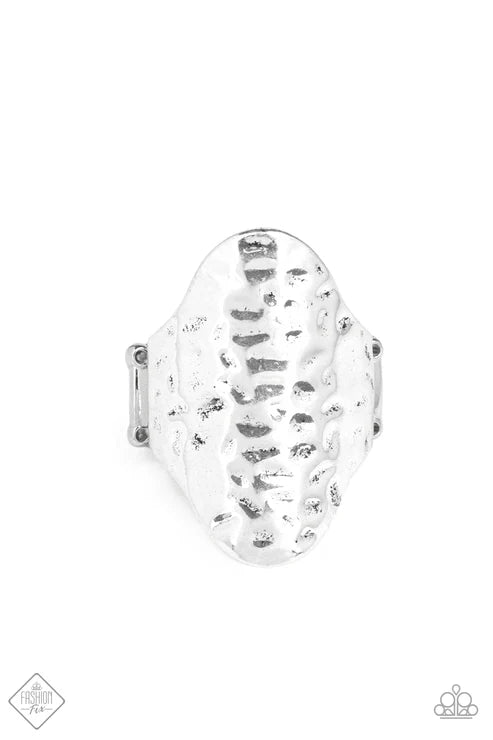 Paparazzi ♥ Revamped Ripple - Silver ♥ Ring