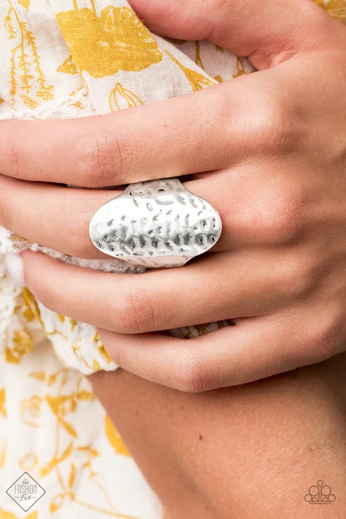 Paparazzi ♥ Revamped Ripple - Silver ♥ Ring