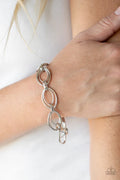 Paparazzi ♥ Simplistic Shimmer - Silver ♥ Bracelet