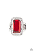 Paparazzi ♥ Crown Jewel Jubilee - Red ♥ Ring