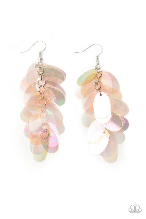 Paparazzi ♥ Stellar In Sequins - Pink ♥ Earrings