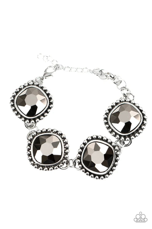 Paparazzi ♥ Megawatt - Silver ♥ Bracelet