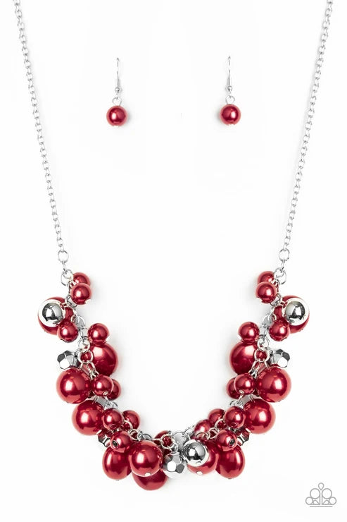 Paparazzi ♥ Battle of the Bombshells - Red ♥ Necklace