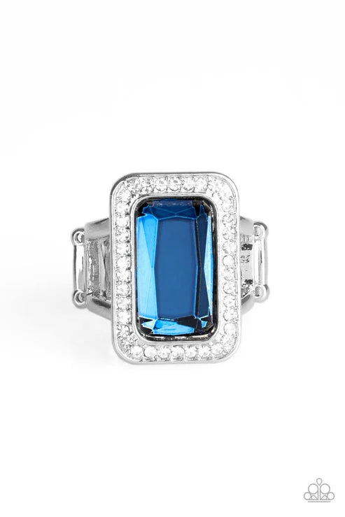 Paparazzi ♥ Crown Jewel Jubilee - Blue ♥ Ring