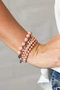Paparazzi ♥ Vibrantly Vintage - Pink ♥ Bracelet