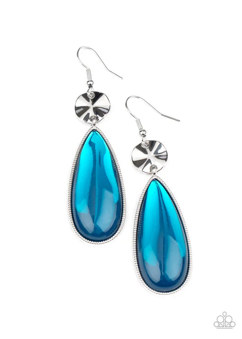 Paparazzi ♥ Jaw-Dropping Drama - Blue ♥ Earrings