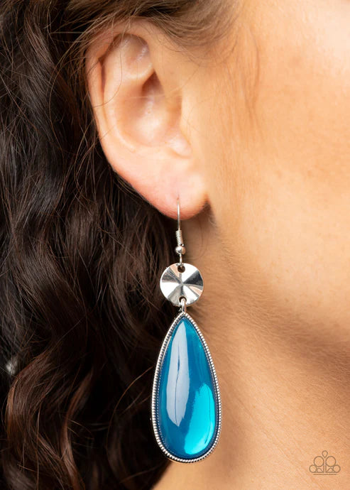 Paparazzi ♥ Jaw-Dropping Drama - Blue ♥ Earrings