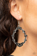 Paparazzi ♥ Sparkly Status - Black ♥ Earrings