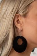 Paparazzi ♥ Island Hop - Black ♥ Earrings