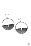 Paparazzi ♥ Reimagined Refinement - Black ♥ Earrings