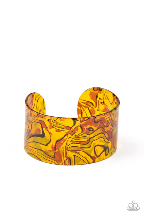 Paparazzi ♥ Cosmic Couture - Orange ♥ Bracelet