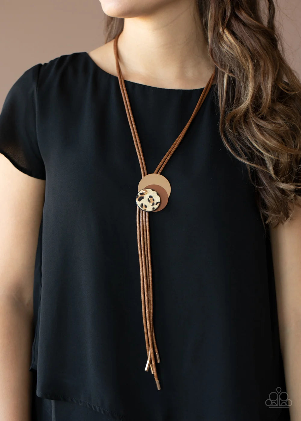 Paparazzi ♥ I'm FELINE Good - Brown ♥ Necklace