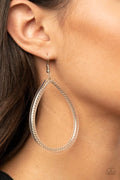 Paparazzi ♥ Just ENCASE You Missed It - Silver ♥ Earrings