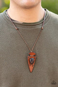 Paparazzi ♥ Hold Your ARROWHEAD Up High - Black ♥ Necklace