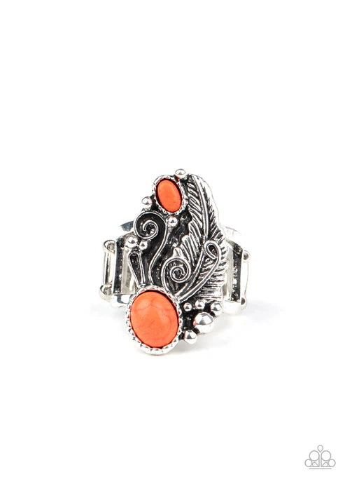 Paparazzi ♥ Desert Nest - Orange ♥ Ring