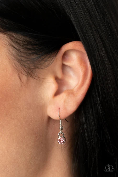 Paparazzi ♥ Subliminal Sparkle - Pink ♥ Necklace