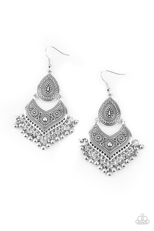 Paparazzi ♥ Music To My Ears - Silver ♥ Earrings
