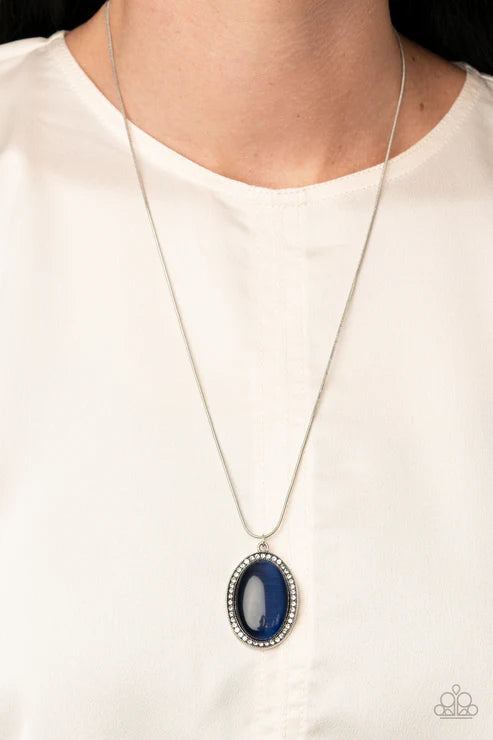 Paparazzi ♥ GLISTEN To This - Blue ♥ Necklace