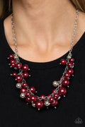Paparazzi ♥ Uptown Upgrade - Red ♥ Necklace