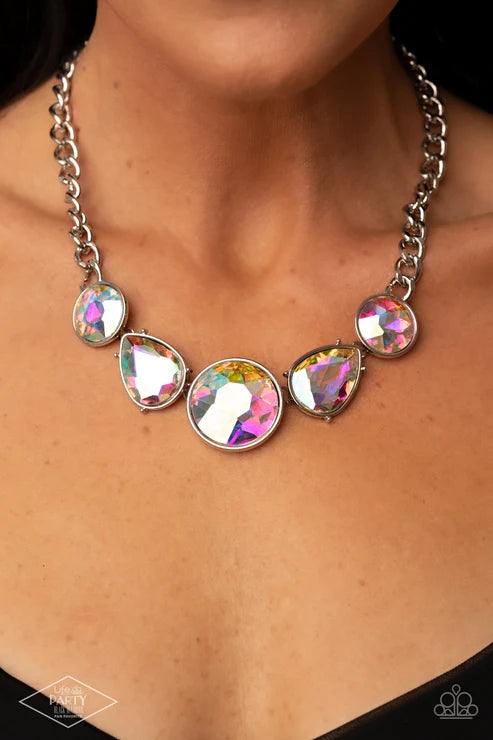Paparazzi ♥ All The Worlds My Stage - Multi ♥ Necklace