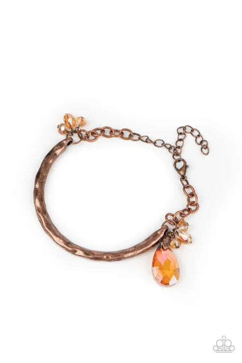 Paparazzi ♥ Let Yourself GLOW - Copper ♥ Bracelet