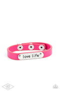 Paparazzi ♥ Love Life - Pink ♥ Bracelet