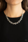 Paparazzi ♥ Girls Gotta Glow - Silver ♥ Necklace