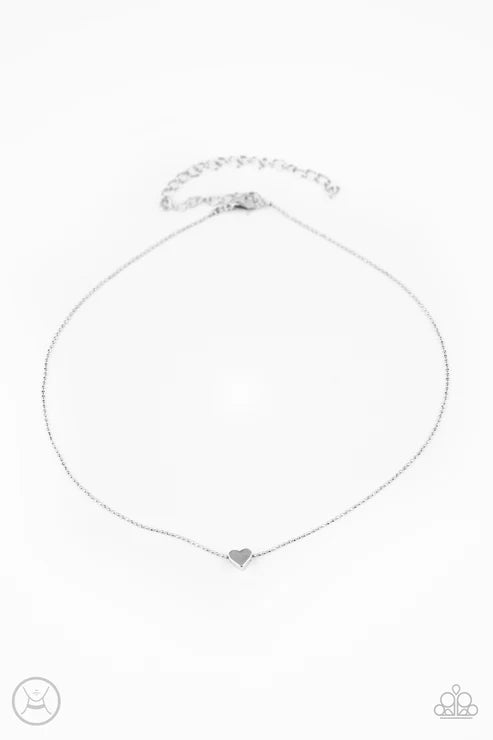 Paparazzi ♥ Humble Heart - Silver ♥ Necklace
