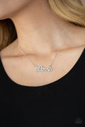 Paparazzi ♥ Head Over Heels In Love - White ♥ Necklace