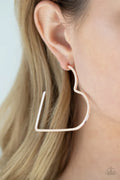 Paparazzi ♥ I HEART a Rumor - Rose Gold ♥ Earrings