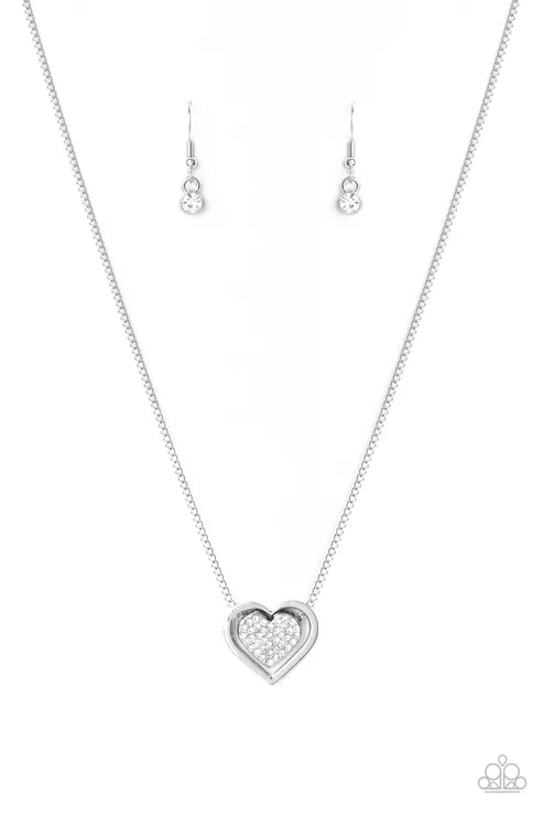 Paparazzi ♥ Game, Set, MATCHMAKER - White ♥ Necklace