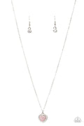Paparazzi ♥ My Heart Goes Out To You - Pink ♥ Necklace