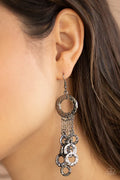 Paparazzi ♥ Right Under Your NOISE - Black ♥ Earrings