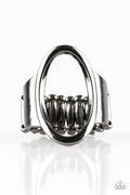 Paparazzi ♥ A One-Up - Black ♥ Ring
