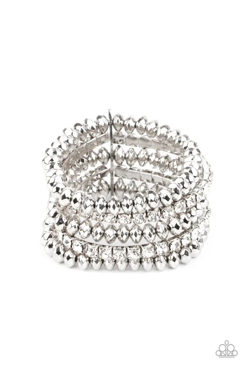 Paparazzi ♥ Best of LUXE - White ♥ Bracelet