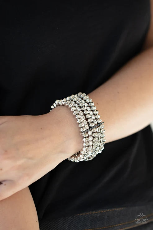 Paparazzi ♥ Best of LUXE - White ♥ Bracelet