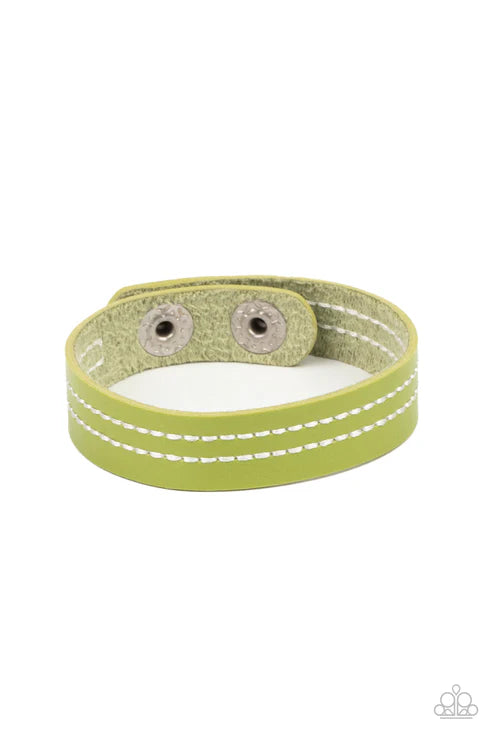 Paparazzi ♥ Life is WANDER-ful - Green ♥ Bracelet