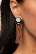 Paparazzi ♥ Opal Oracle - Copper ♥ Post Earrings