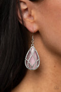 Paparazzi ♥ Crawling With Couture - Pink ♥ Earrings