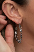 Paparazzi ♥ Stronger Together - Silver ♥ Earrings