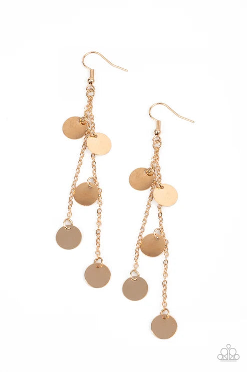 Paparazzi ♥ Take A Good Look - Gold ♥ Earrings