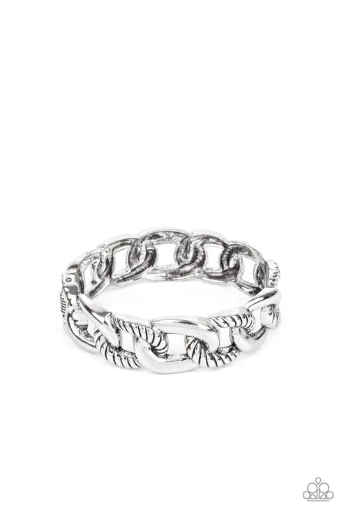 Paparazzi ♥ Bold Move - Silver ♥ Bracelet